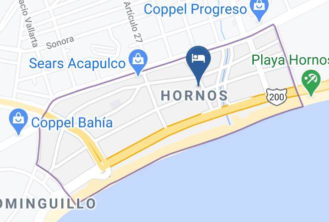 Acapulco De Juarez - Hotel Cortijo Maps