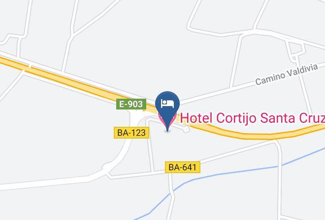 Badajoz - Hotel Cortijo Santa Cruz Maps