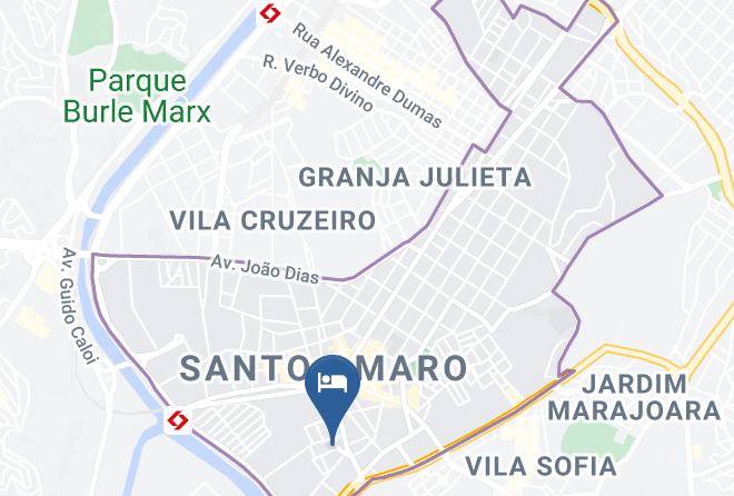 Sao Paulo Santo Amaro - Hotel Coruja's Maps