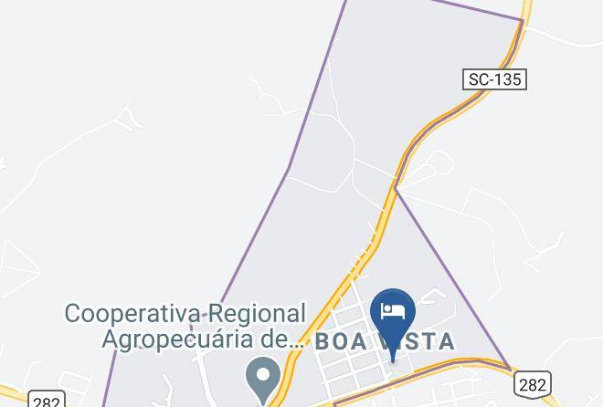 Campos Novos - Hotel Corujao Maps