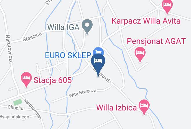 Jeleniogorski - Hotel Corum Maps