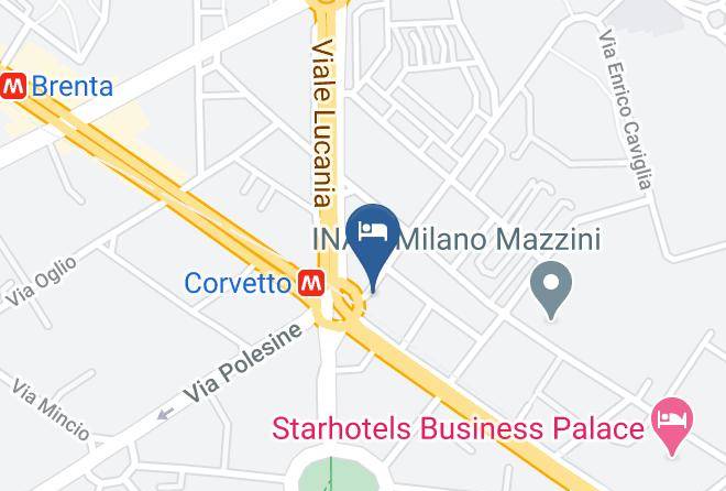 Milan - Hotel Corvetto Milano Maps