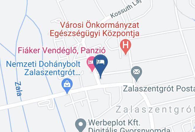 Zalaszentgrot - Kiskorona Etterem Es Panzio Maps