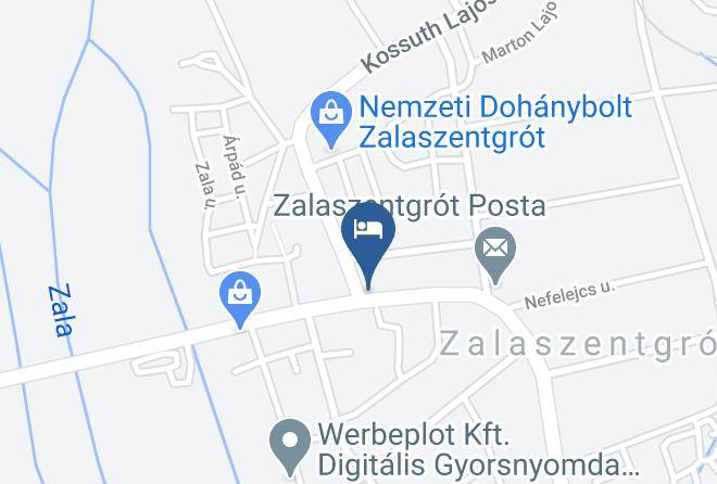 Zalaszentgrot - Hotel Corvinus Maps