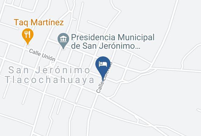 San Jeronimo Tlacochahuaya - Hotel Cosijo Turismo Rural Maps