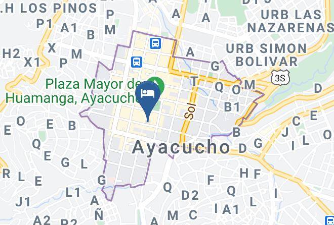 Huamanga - Hotel Cosmo Maps
