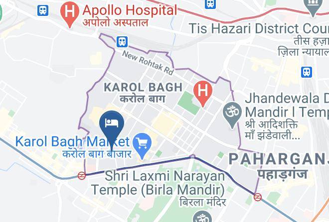 Karol Bagh - Hotel Cosmo Maps