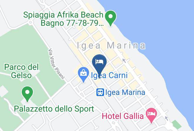 Rimini - Hotel Cosmopol Maps