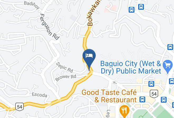 Benguet - Hotel Cosmopolitan Maps