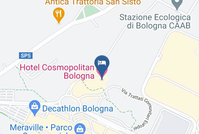 Bologna - Hotel Cosmopolitan Bologna Maps