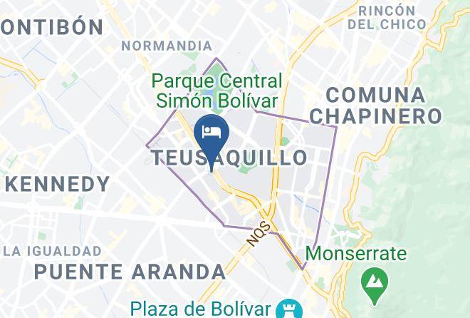 Bogota - Hotel Cosmopolitan Maps