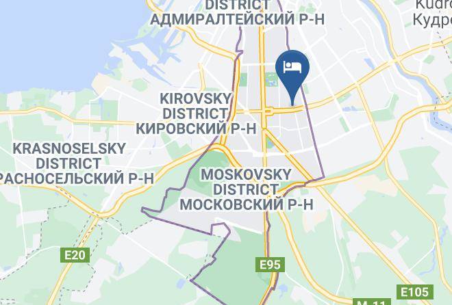 Saint Petersburg - Hotel Cosmos In Moscow Region Maps