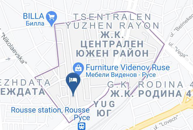 Ruse Tsentar - Hotel Cosmos Maps