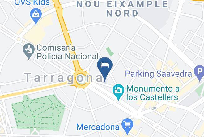 Hotel Cosmos Tarragona Map