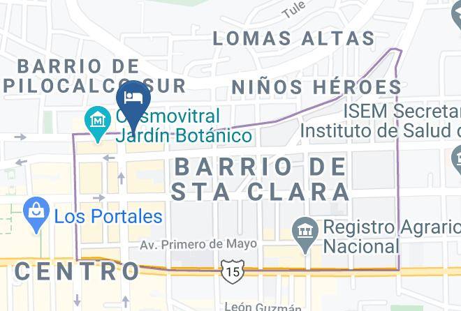 Toluca - Hotel Cosmos Maps