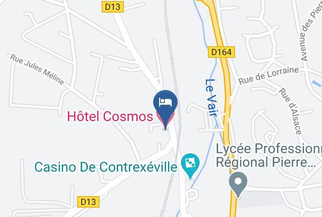 Vosges - Hotel Cosmos Maps