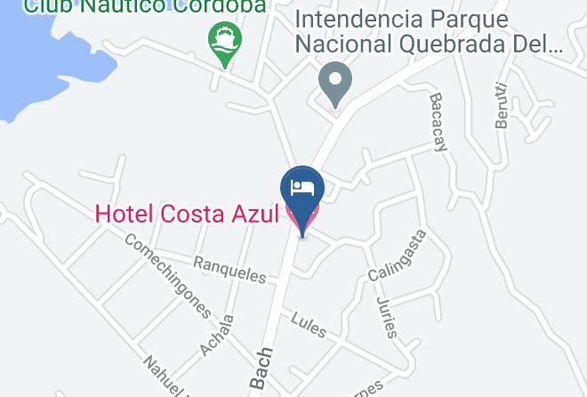 Santa Maria Department - Hotel Costa Azul Maps