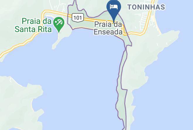 Ubatuba - Hotel Costa Azul Maps