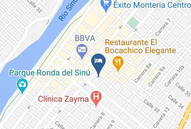 Monteria - Hotel Costa Bonita Maps