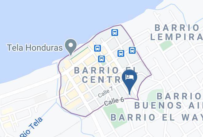 Tela - Hotel Costa Caribe Maps