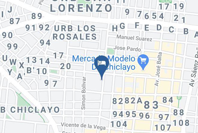 Chiclayo - Hotel Costa Cielo Maps