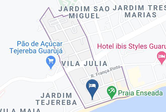 Guaruja - Hotel Costa Classique Maps