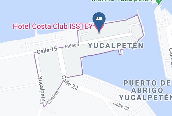 Progreso - Hotel Costa Club Isstey Maps