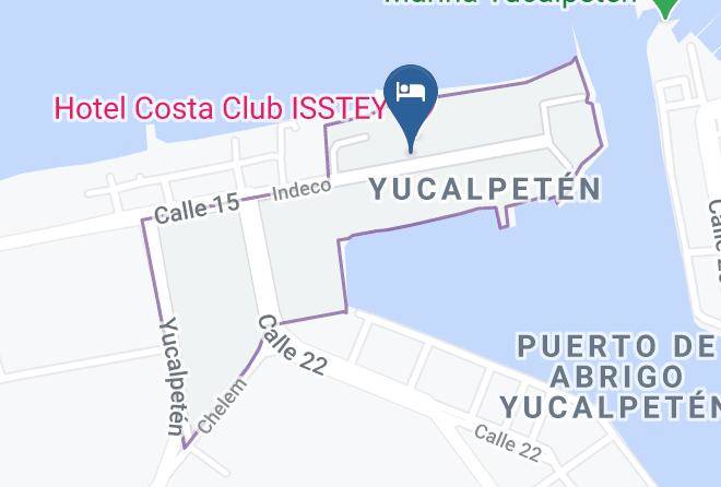 Progreso - Hotel Costa Club Maps