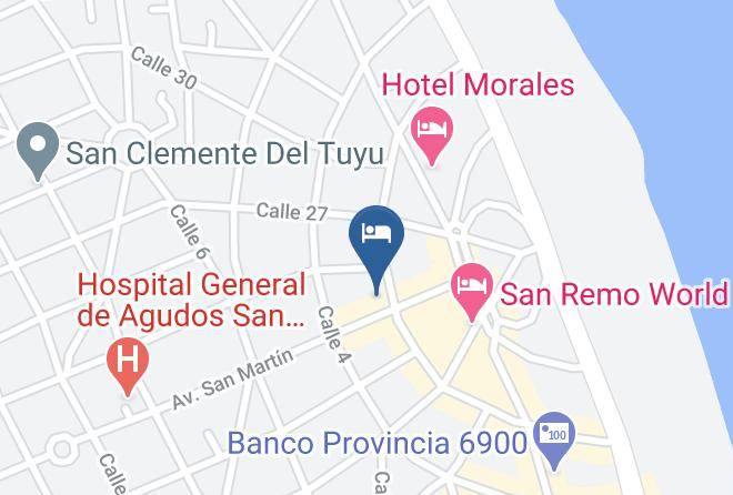 Mar Del Tuyu - Hotel Costa Del Sol Maps