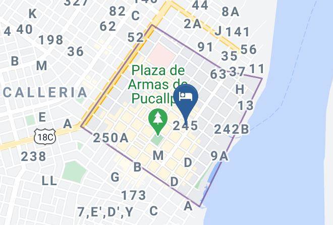 Coronel Portillo - Hotel Costa Del Sol Wyndham Pucallpa Maps