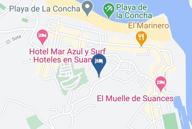 Suances - Hotel Costa Esmeralda Suites Maps