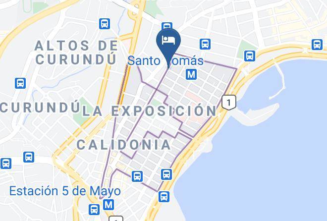 Calidonia - Hotel Costa Inn Maps