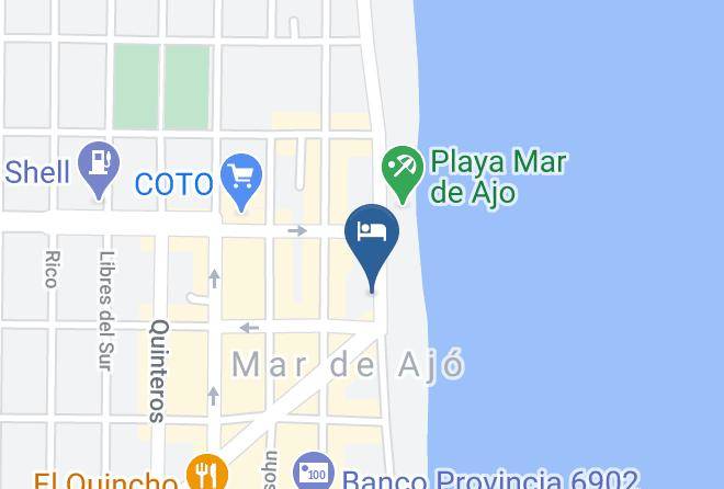 Mar Del Tuyu - Hotel Costa Isabel Maps