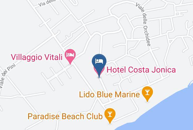 Catanzaro - Hotel Costa Jonica Maps