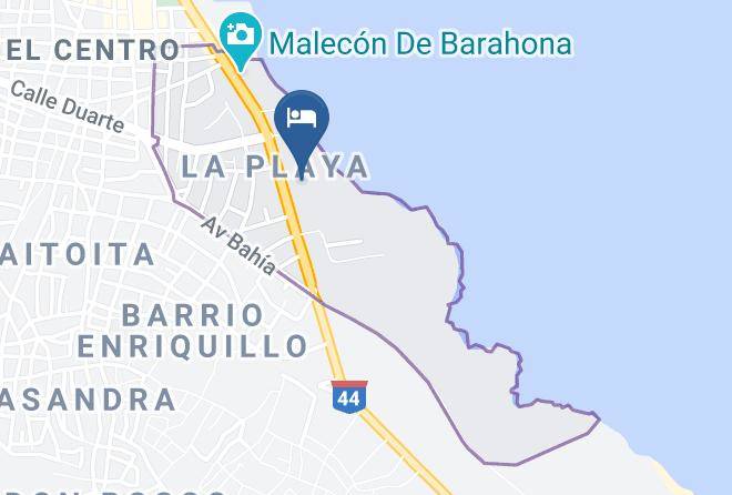 Santa Cruz De Barahona - Hotel Costa Larimar Barahona Maps