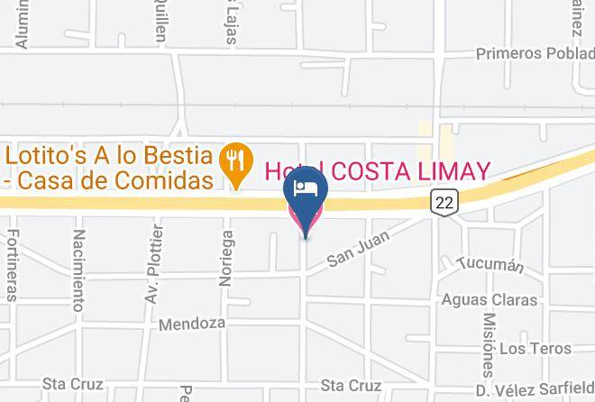Confluencia - Hotel Costa Limay Maps