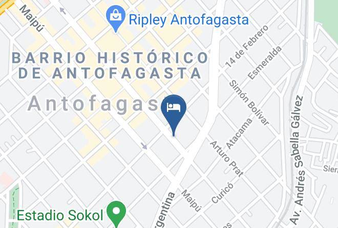 Hotel Costa Marfil Baquedano Map