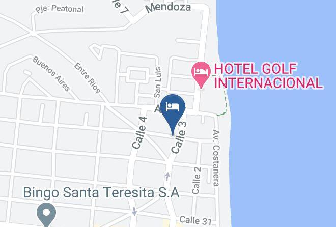 Mar Del Tuyu - Hotel Costa Marina Maps