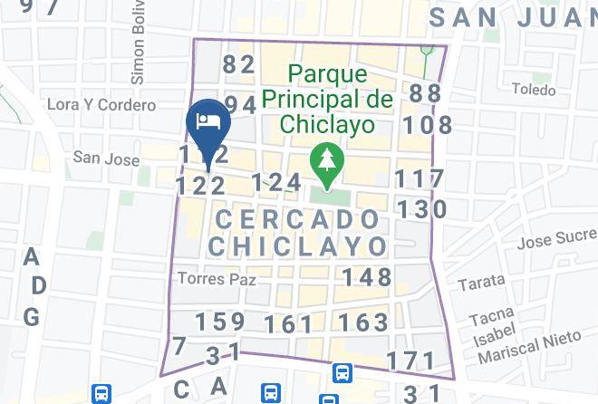 Chiclayo - Hotel Costa Norte Maps