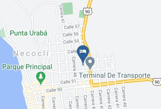 Necocli - Hotel Costa Norte Maps
