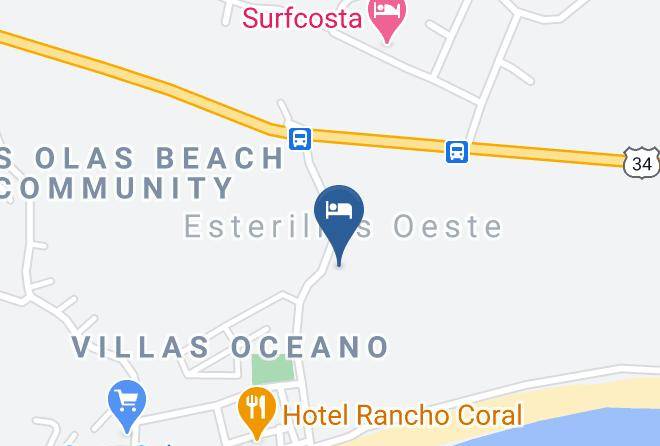 Parrita - Hotel Costa Pacifica Maps