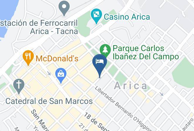 Hotel Costa Pacifico Map