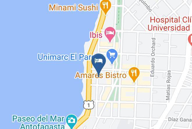 Antofagasta Province - Hotel Costa Pacifico Suite Maps