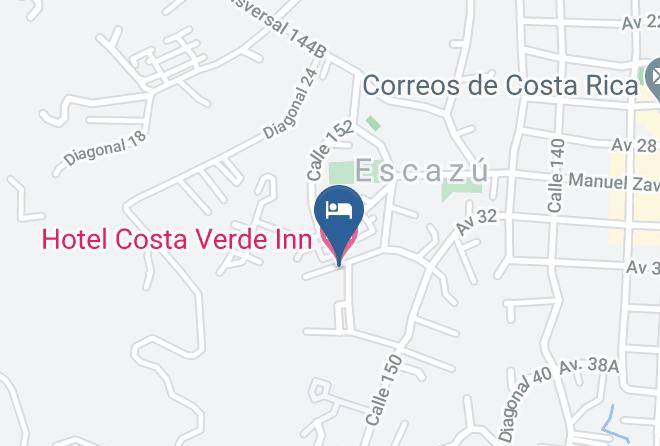 Hotel Costa Verde Inn Map