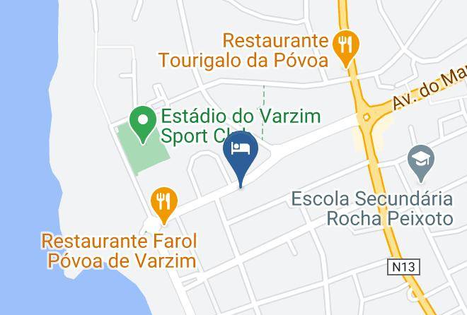 Povoa De Varzim - Hotel Costa Verde Maps