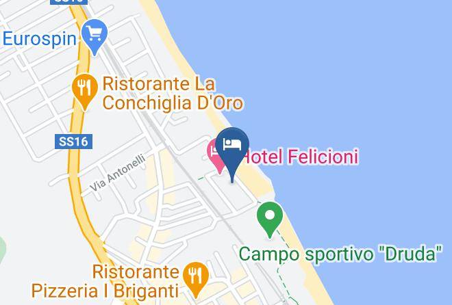 Teramo - Hotel Costa Verde Snc Maps