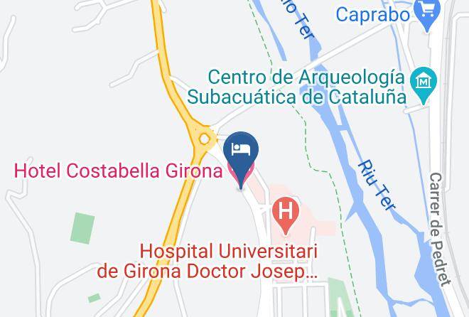 Girona - Hotel Costabella Girona Maps