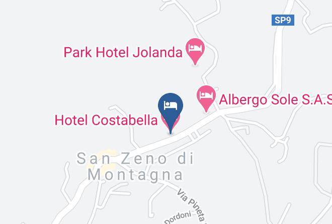 Verona - Hotel Costabella Maps