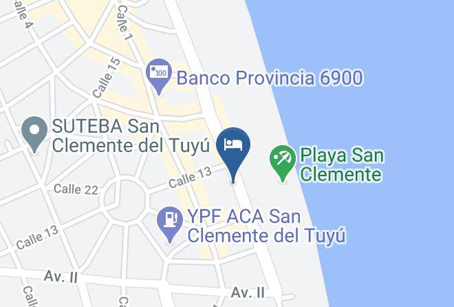 Mar Del Tuyu - Hotel Costanera Mar Maps