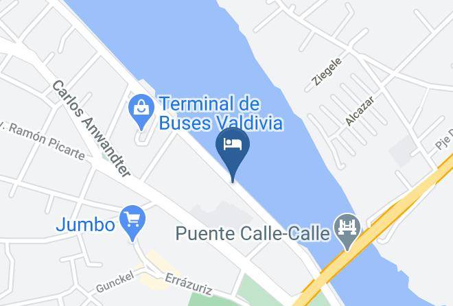 Valdivia Province - Hotel Costanera Valdivia Centro Turistico Caja Los Andes Maps